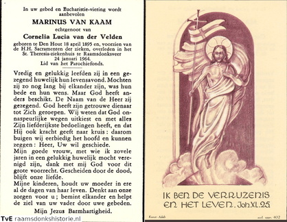 Marinus van Kaam- Cornelia Lucia van der Velden
